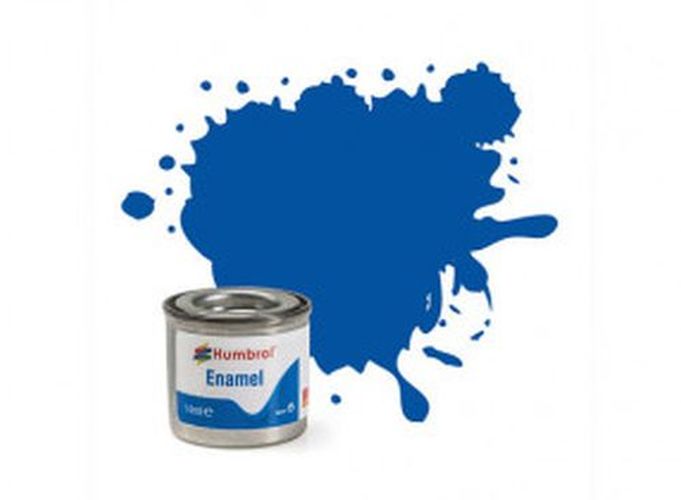 HUMBROL PAINT French Blue Gloss Enamel Plastic Model Paint - 