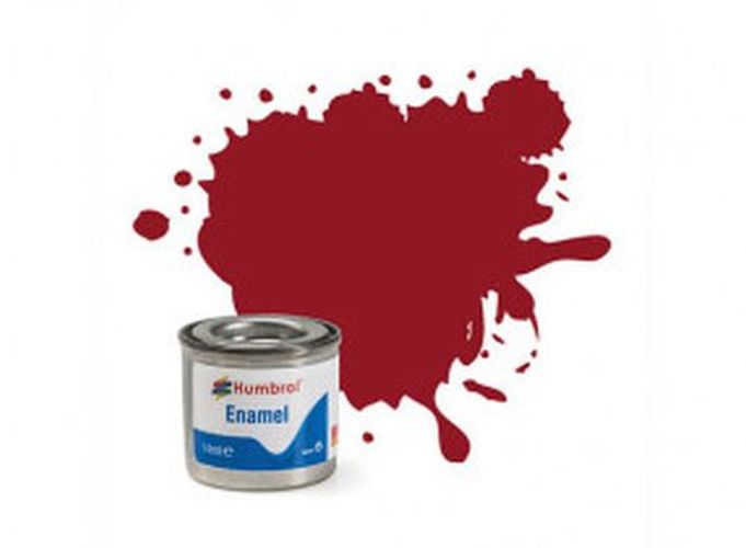HUMBROL PAINT Crimson Gloss Enamel Plastic Model Paint - 
