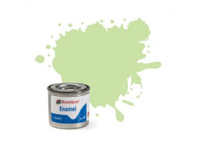 HUMBROL PAINT Pastel Green Matt Enamel Plastic Model Paint - .