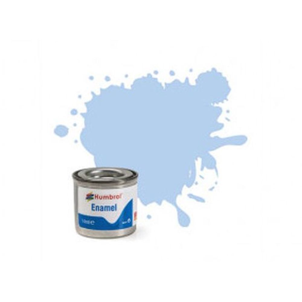 HUMBROL PAINT Pastel Blue Matt Enamel Plastic Model Paint - .