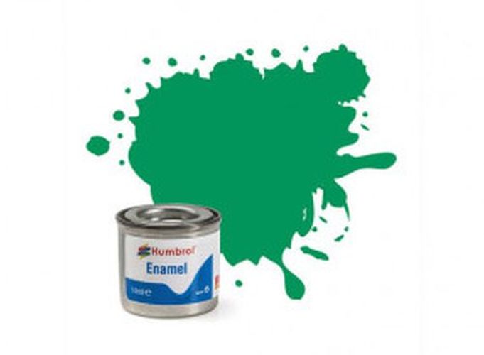 HUMBROL PAINT Green Mist Metallic Enamel Plastic Model Paint - .