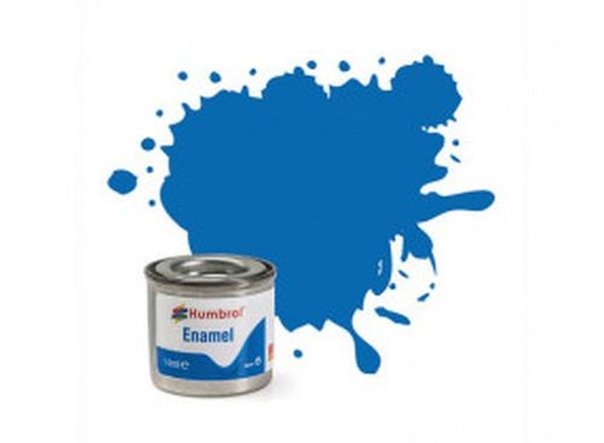 HUMBROL PAINT Baltic Blue Metallic Enamel Plastic Model Paint - .