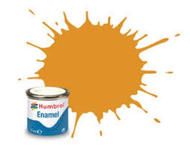 HUMBROL PAINT Brass Metallic Enamel Plastic Model Paint - .