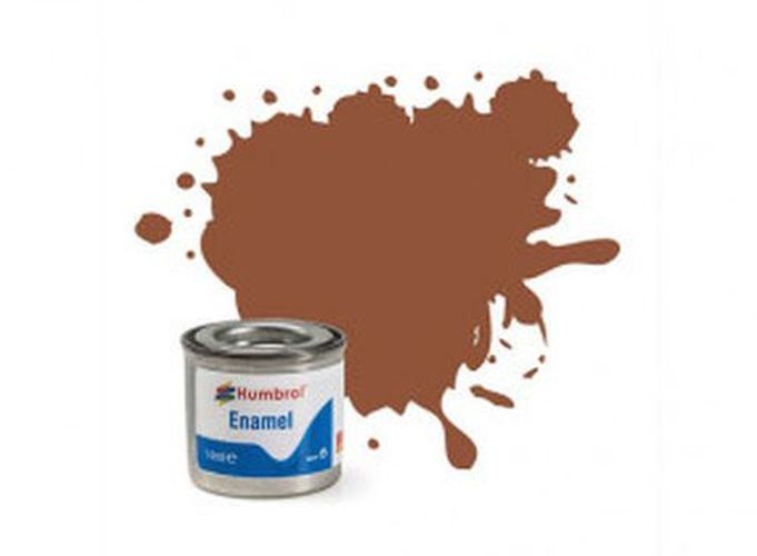 HUMBROL PAINT Brick Red Matt Enamel Plastic Model Paint - PAINT/ACCESSORY