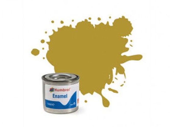 HUMBROL PAINT Ochre Matt Enamel Plastic Model Paint - PAINT/ACCESSORY