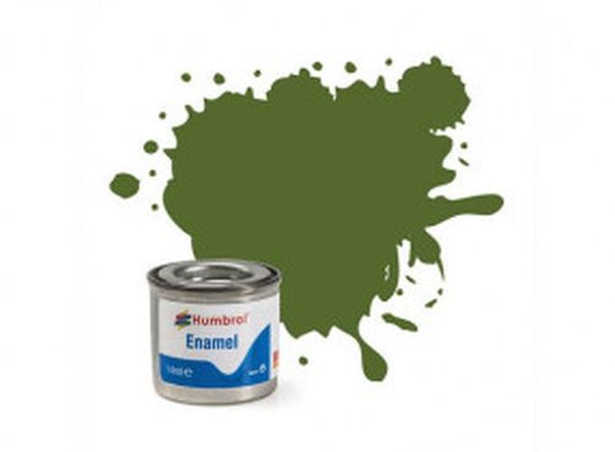 HUMBROL PAINT Deck Green Matt Enamel Plastic Model Paint - 