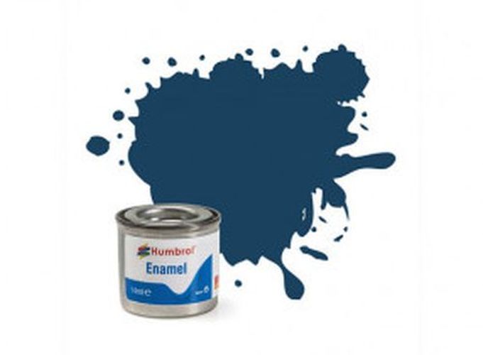 HUMBROL PAINT Oxford Blue Matt Enamel Plastic Model Paint - .