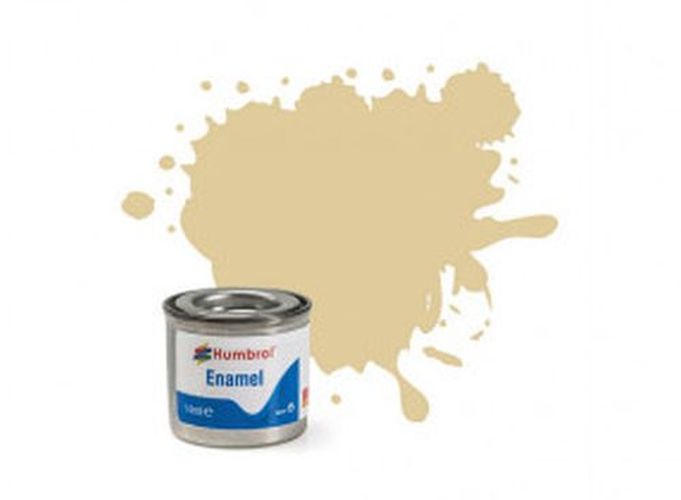 HUMBROL PAINT Pale Stone Matt Enamel Plastic Model Paint - .