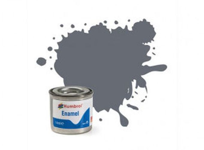 HUMBROL PAINT Extra Dark Sea Grey Matt Enamel Plastic Model Paint - PAINT/ACCESSORY