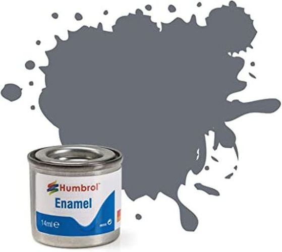 HUMBROL PAINT Medium Grey Matt Enamel Plastic Model Paint - PAINT/ACCESSORY