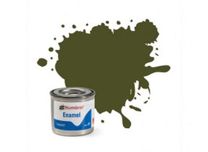 HUMBROL PAINT Khaki Drab Matt Enamel Plastic Model Paint - PAINT/ACCESSORY
