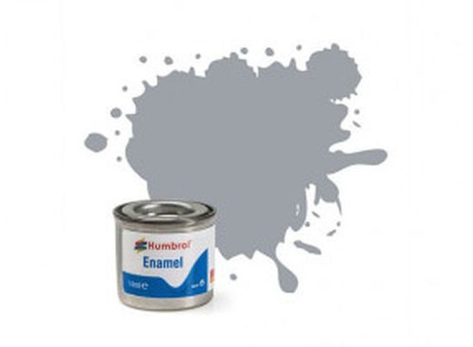 HUMBROL PAINT Medium Sea Grey Satin Enamel Plastic Model Paint - 