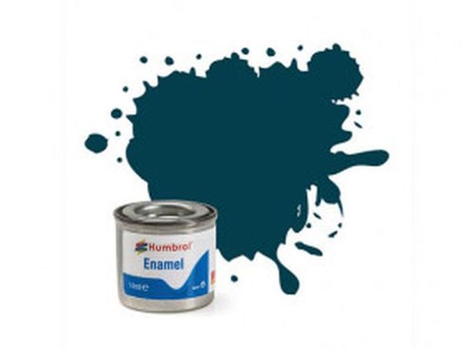 HUMBROL PAINT Pru Blue Matt Enamel Plastic Model Paint - PAINT/ACCESSORY