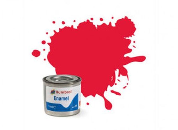 HUMBROL PAINT Arrow Red Gloss Enamel Plastic Model Paint - PAINT/ACCESSORY