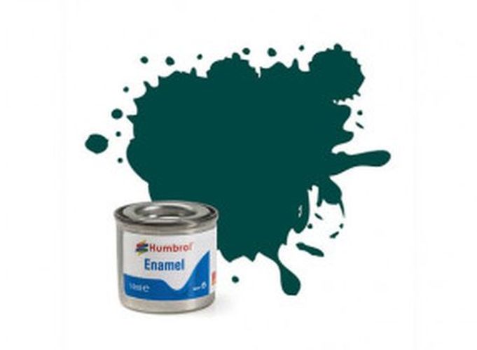 HUMBROL PAINT British Racing Red Gloss Enamel Plastic Model Paint - .