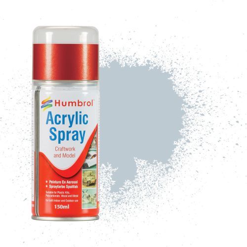 HUMBROL PAINT Aluminium Acylic Hobby Spray Paint 150 Ml - 