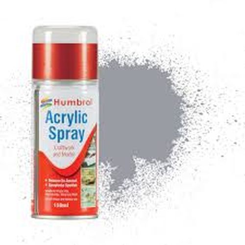 HUMBROL PAINT Grey Acylic Hobby Spray Paint 150 Ml - PAINT/ACCESSORY