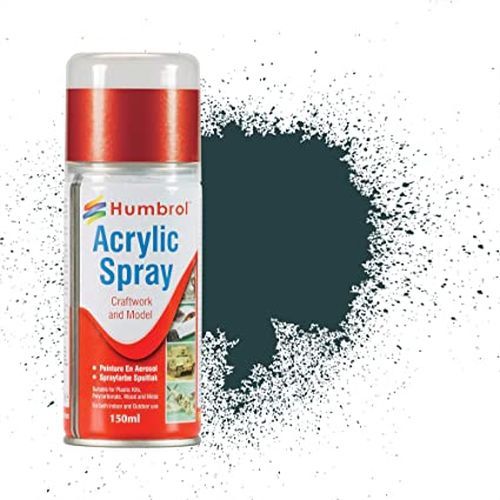 HUMBROL PAINT Tank Grey Acylic Hobby Spray Paint 150 Ml - .
