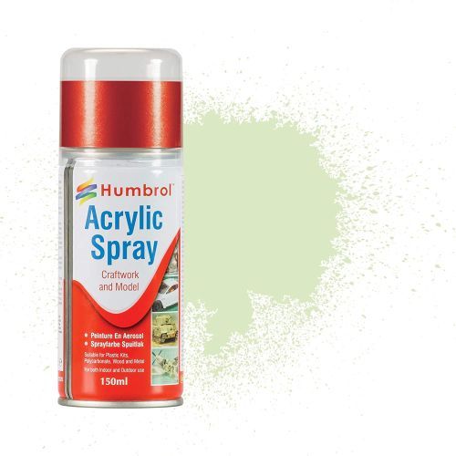 HUMBROL PAINT Beige Green Matt Acylic Hobby Spray Paint 150 Ml - PAINT/ACCESSORY