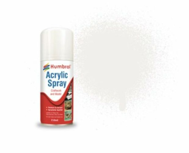 HUMBROL PAINT Satin Varnish Acylic Spray Paint 150 Ml - PAINT/ACCESSORY