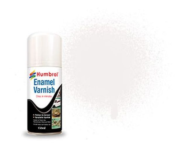 HUMBROL PAINT Enamel Satin Varnish Spray 150ml - PAINT/ACCESSORY