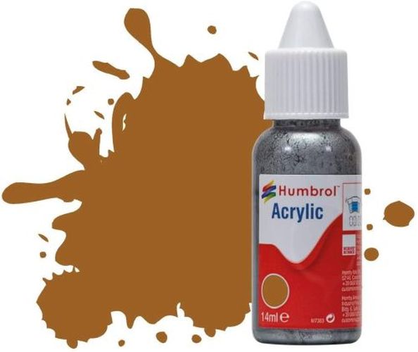 HUMBROL PAINT Copper Metallic Acrylic 14ml Paint In Dropper Bottle - PAINT/ACCESSORY