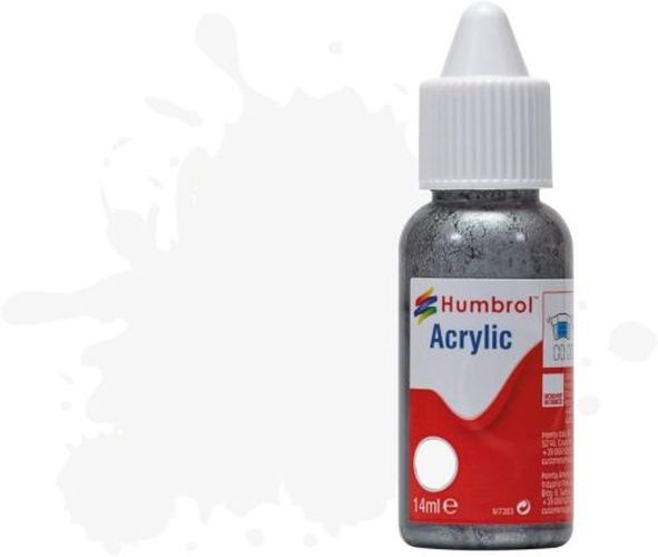HUMBROL PAINT Gloss Varnish Gloss 14ml Acrylic Paint In Dropper Bottle - PAINT/ACCESSORY