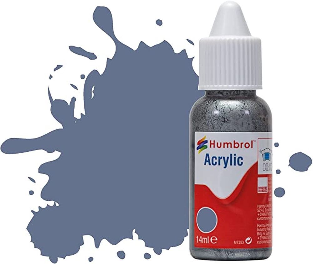 HUMBROL PAINT Raf Blue Matt 14ml Acrylic Paint In Dropper Bottle - .