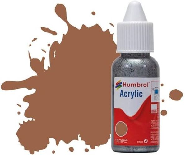HUMBROL PAINT Antique Bronze Metallic 14ml Acrylic Paint In Dropper Bottle - .