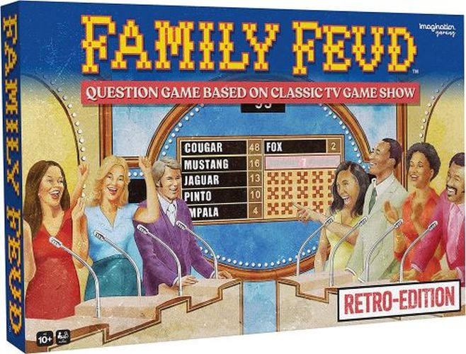 IMAGINATION GAMES Family Feud Retro Edition Party Game Show - GAMES