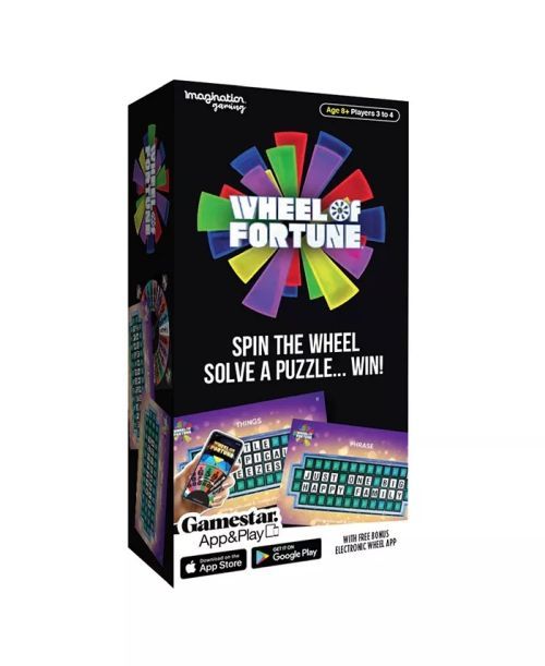 IMAGINATION GAMES Wheel Of Fortune Spin The Wheel, Solve A Puzzle And Win Party Game - GAMES