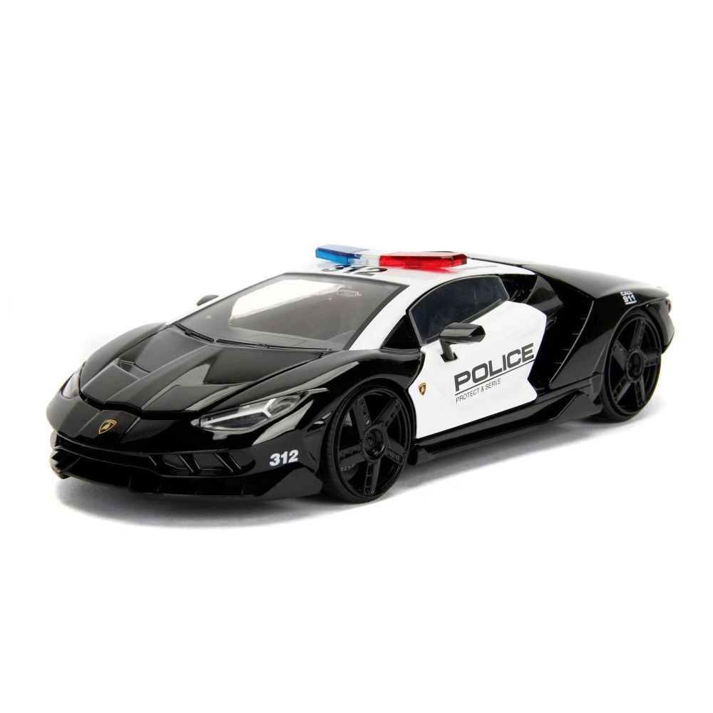 JADA TOYS Lamborghini Centenario Police 1:24 Scale Die Cast Car - DIE CAST