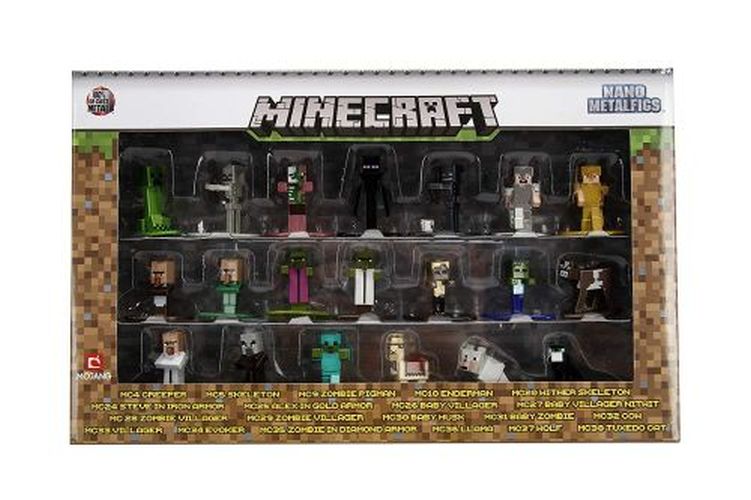 JADA TOYS Minecraft 20 Pack Nan Metal Figures - DIE CAST