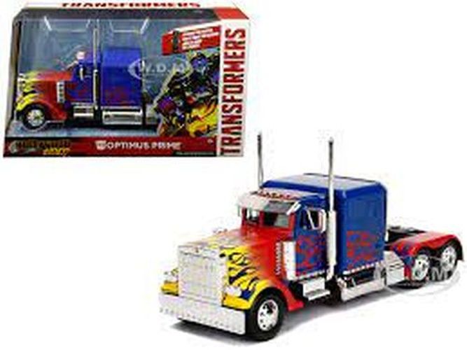 JADA TOYS Optimus Prime Transformers 1/24 Scale Die Cast Truck - 
