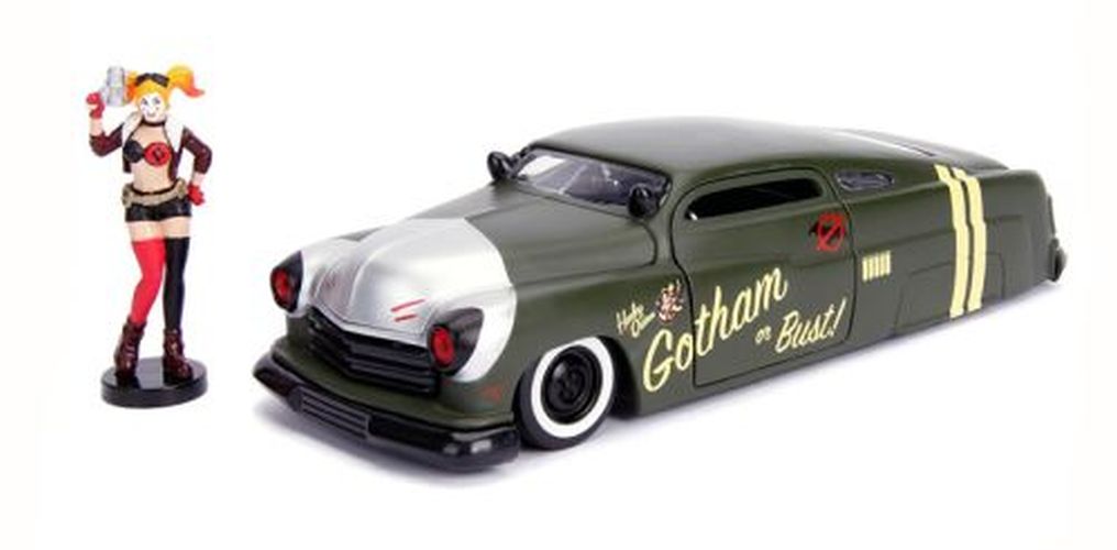 JADA TOYS 1951 Mercury Wtih Harley Quinn 1:24 Scale - 