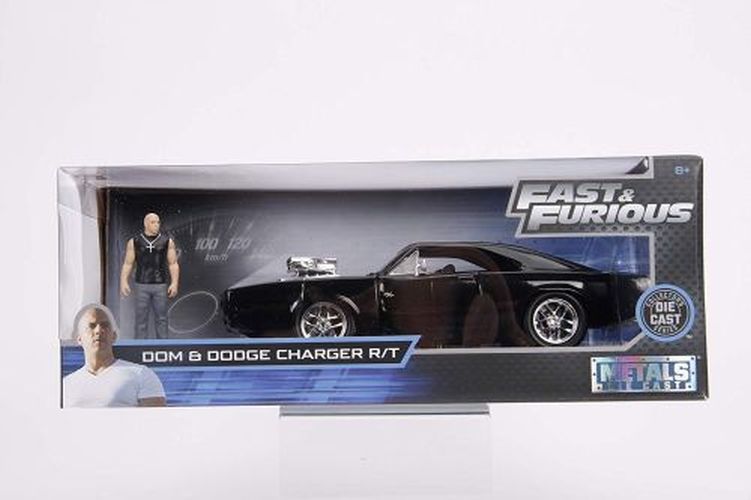 JADA TOYS Dom And Dodge Charger W/figure 1:24 Scale Die Cast Car - DIE CAST