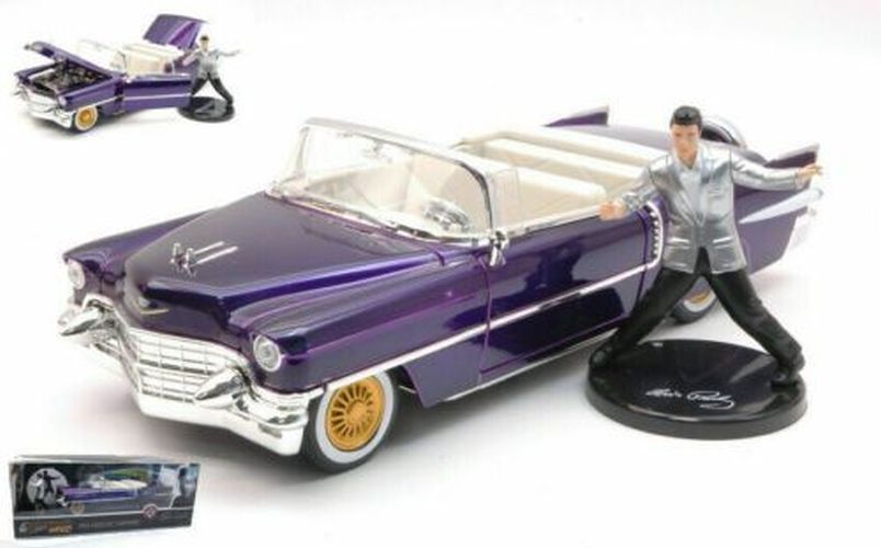 JADA TOYS 1956 Cadillac Eldorado Elvis 1/24 Scale Die Cast Car - DIE CAST