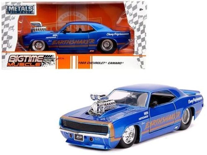 JADA TOYS 1969 Chevrolet Camaro Earthshaker 1/24 Scale Die Cast Car - 