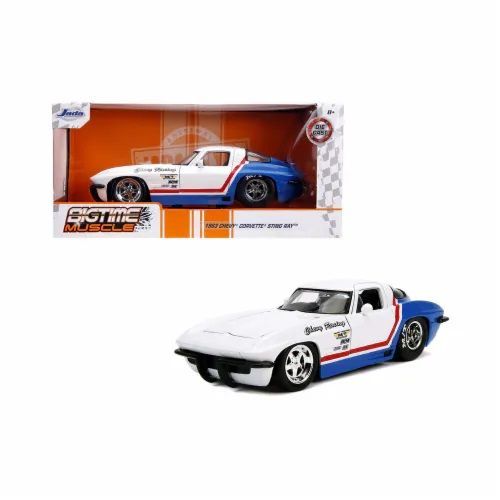 JADA TOYS 1963 Chevrolet Corvette Stingray 1/24 Scale Die Cast Car - 