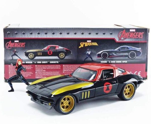 JADA TOYS 66 Chevy Corvette Marvel Holly Wood Rides