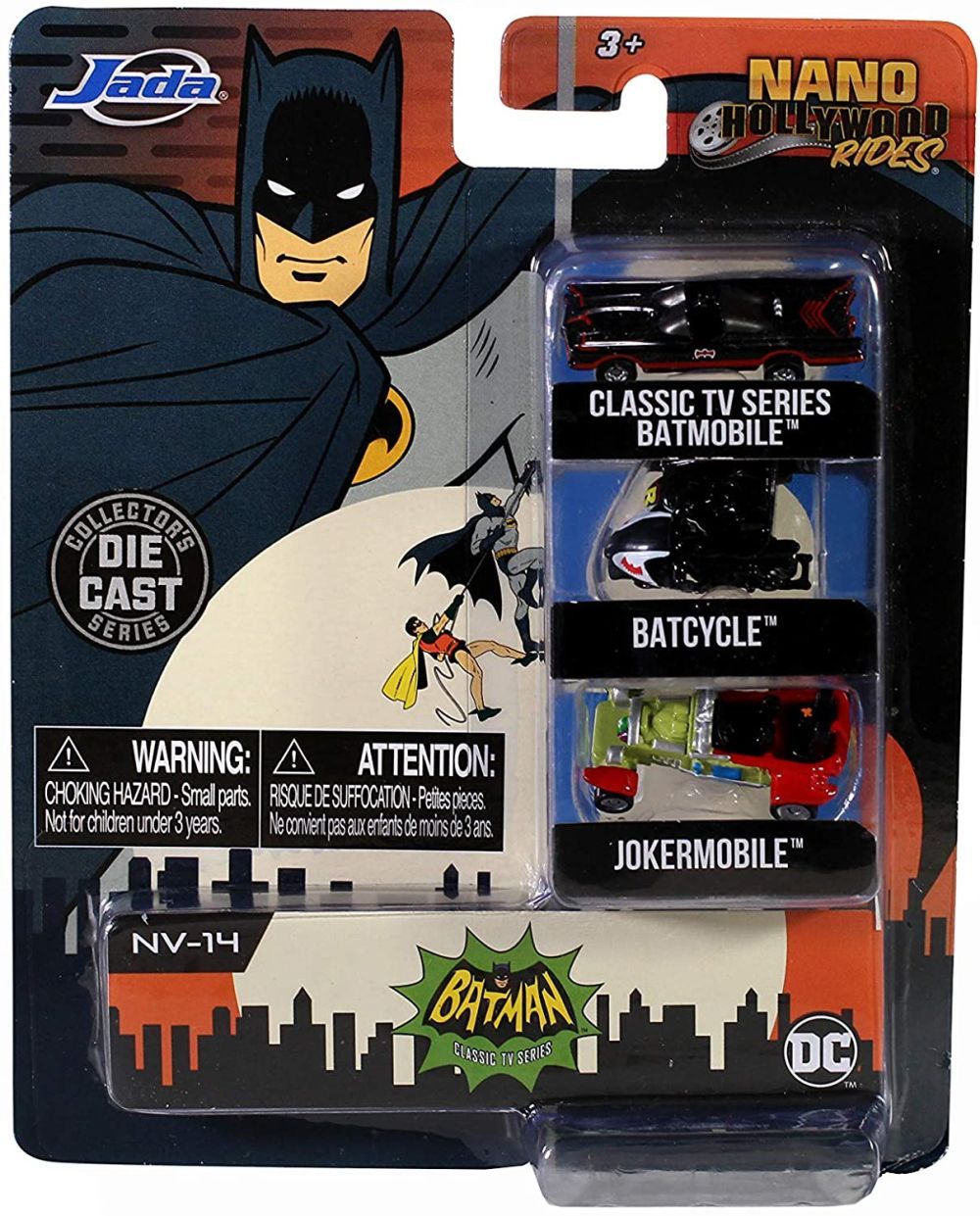 JADA TOYS Batman Tv Series 3 Pack - DIE CAST