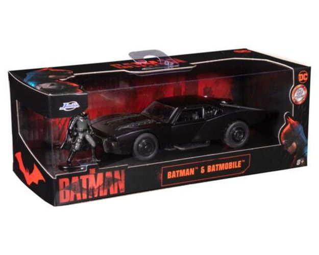 JADA TOYS The Batman And Batmobile 1/32 Scale Die Cast Car - DIE CAST