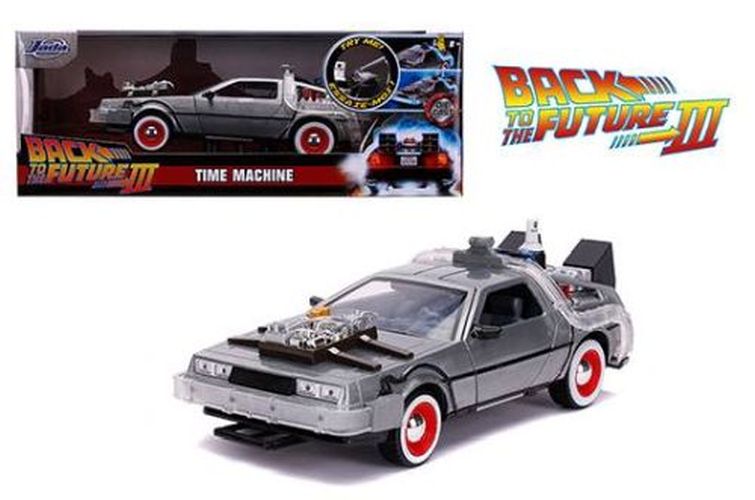 JADA TOYS Time Machine Back To The Future 3 Die Cast Car - .