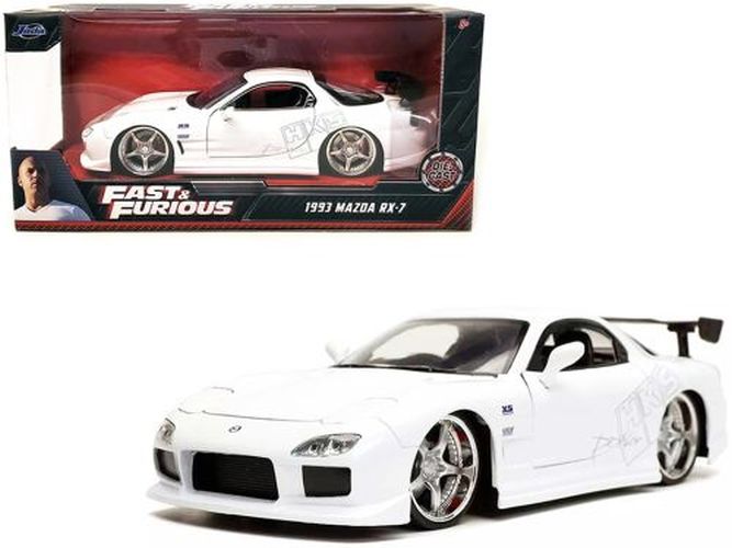 JADA TOYS 1993 Mazda Rx-7 Fast And Furious 1:24 Scale Die Cast Car - DIE CAST