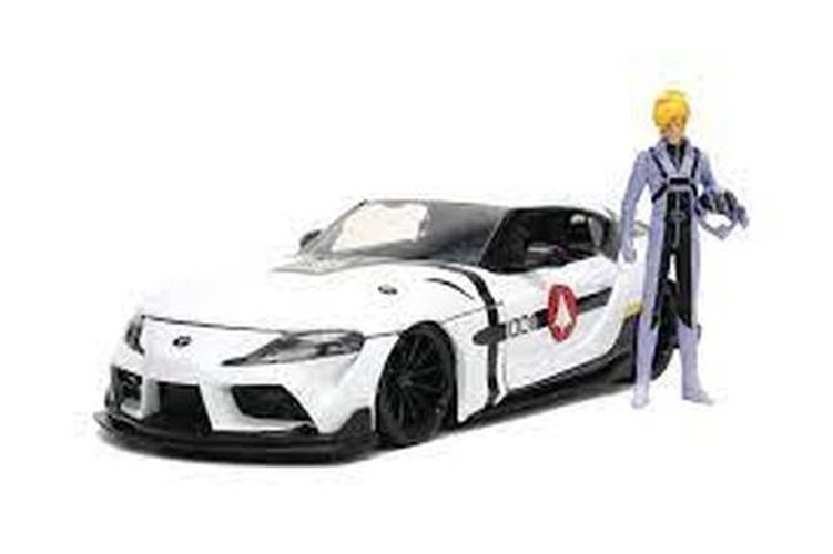 JADA TOYS Roy Focker And 2020 Toyota Supra 1/24 Scale Die Cast Car - .