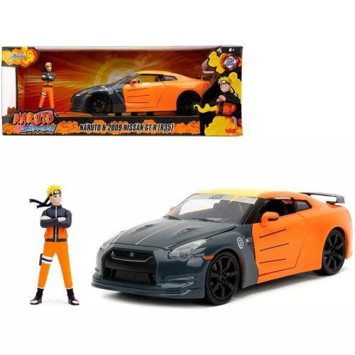 JADA TOYS Naruto & 2009 Nissan Gt-r (r35) 1/24 Scale Die Cast Car - .