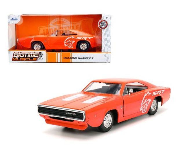 JADA TOYS 1968 Dodge Charger R/t 1/24 Scale Die Cast Car - DIE CAST