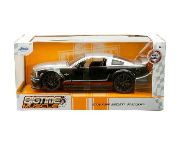 JADA TOYS 2008 Ford Shelby Gt-500 Kr 1/24 Scale Die Cast Car - DIE CAST