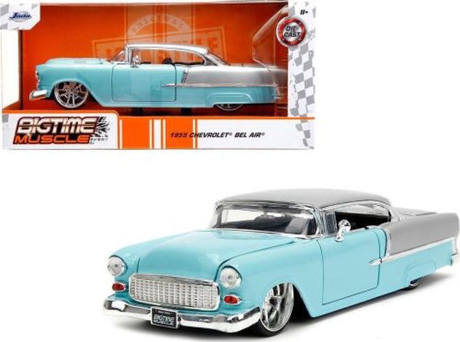JADA TOYS 1955 Chevrolet Bel Air 1/24 Scale Die Cast Car - DIE CAST