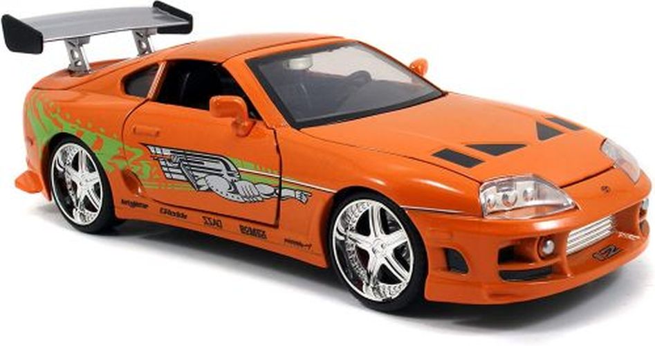 JADA TOYS Brians Toyota Supra Orange 1/24 Diec Cast Car - .
